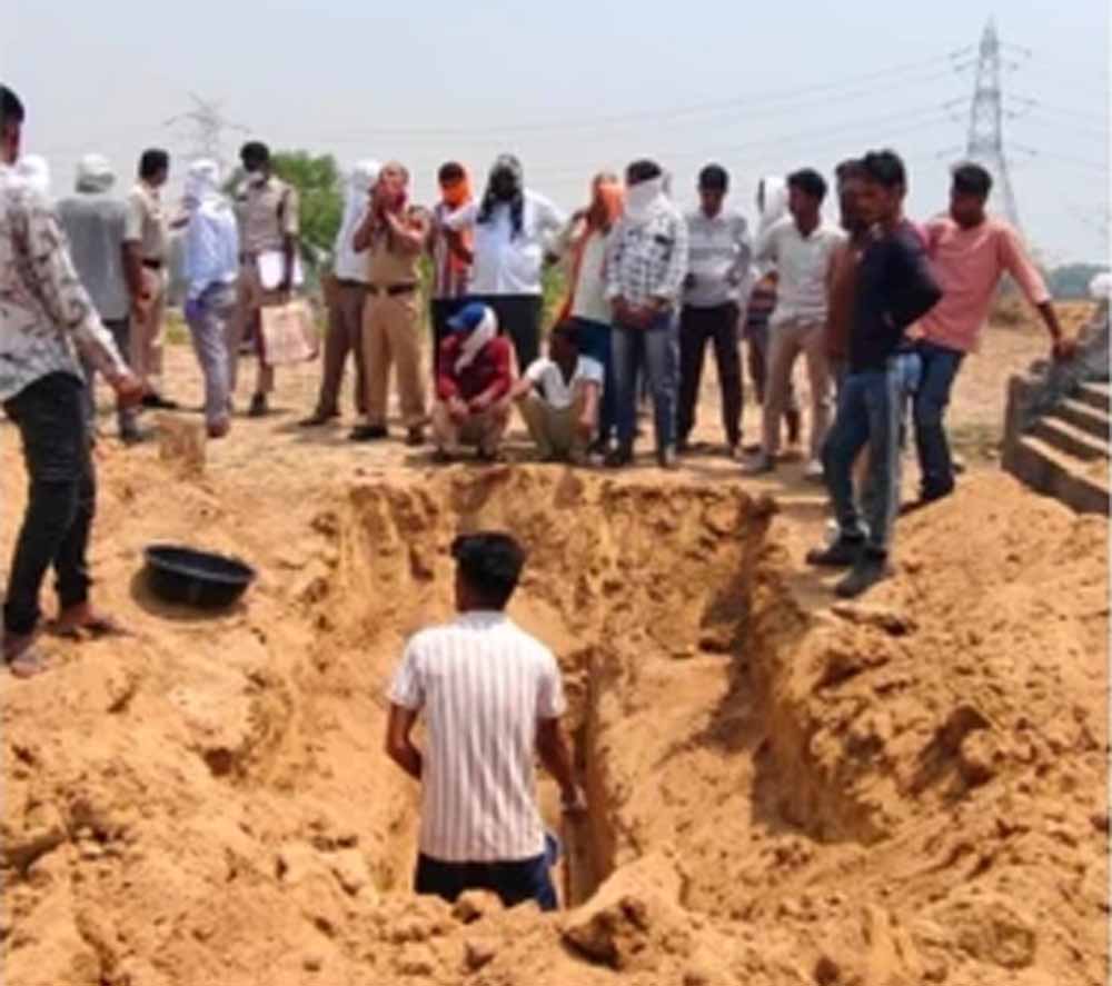 कोरबा में सनसनी: विवाहिता की मौत पर हत्या की आशंका, दफन शव को फिर निकाला गया बाहर