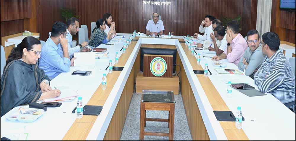 कैम्पा कार्यों की समीक्षा, मुख्य सचिव विकासशील ने ली बैठक