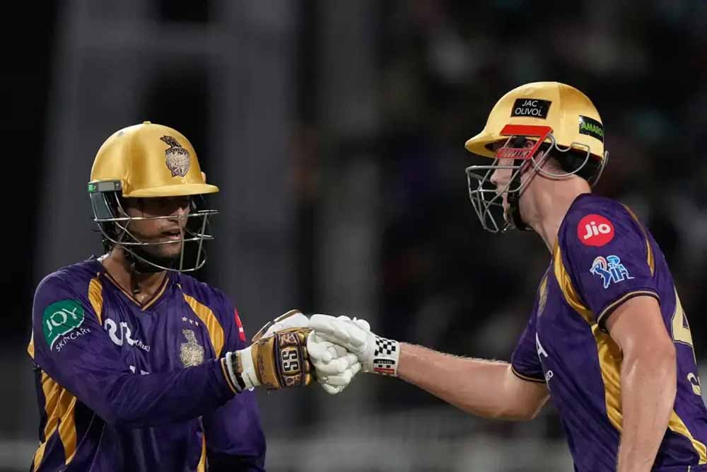 IPL में KKR की विस्फोटक बल्लेबाजी, फिन एलेन-रघुवंशी-ग्रीन ने जड़ी तूफानी अर्धशतक