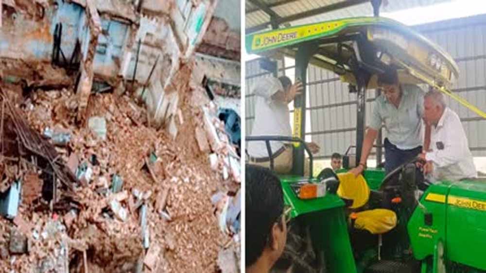 बारिश के बाद आगरा में हाहाकार, जलभराव से मकान ढहे और सैकड़ों दुकानें प्रभावित