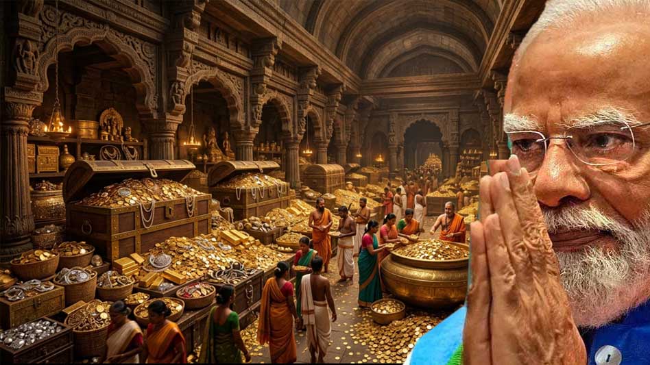 भारत के 32000 टन गोल्ड पर सरकार की नजर, समझिए कैसे कम हो सकता है अर्थव्यवस्था पर दबाव